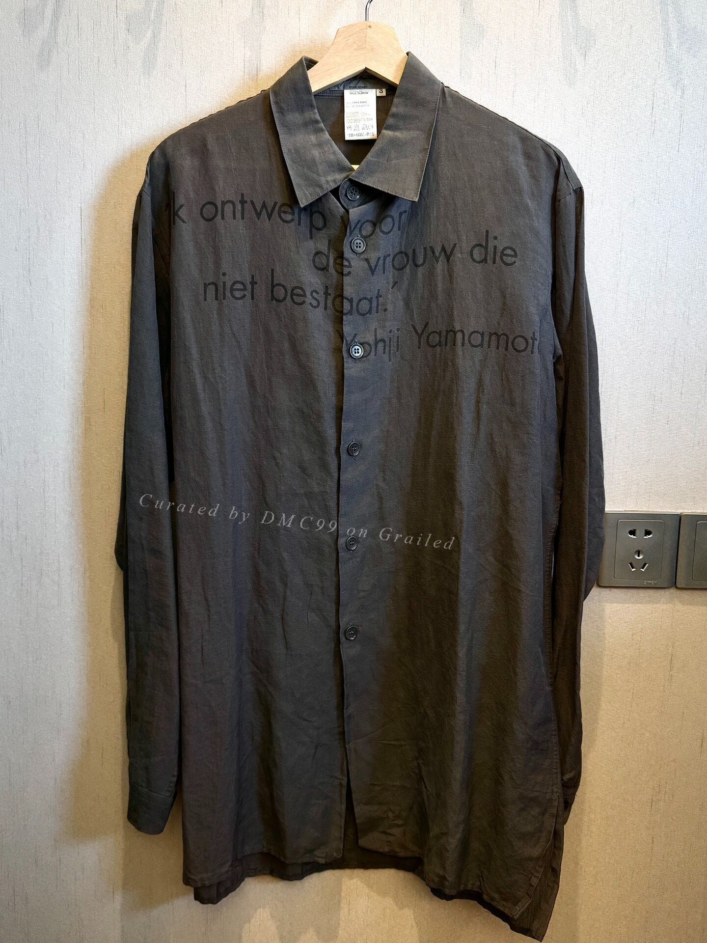 Yohji Yamamoto Pour Homme 00ss Shirt
