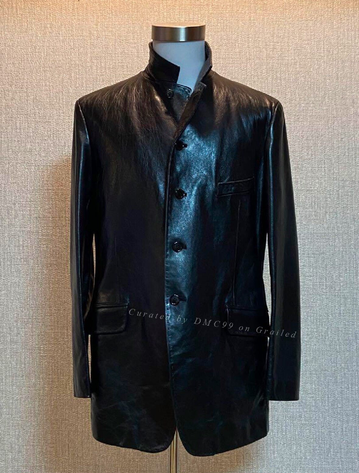 Yohji Yamamoto Pour Homme 00AW Leather Jacket
