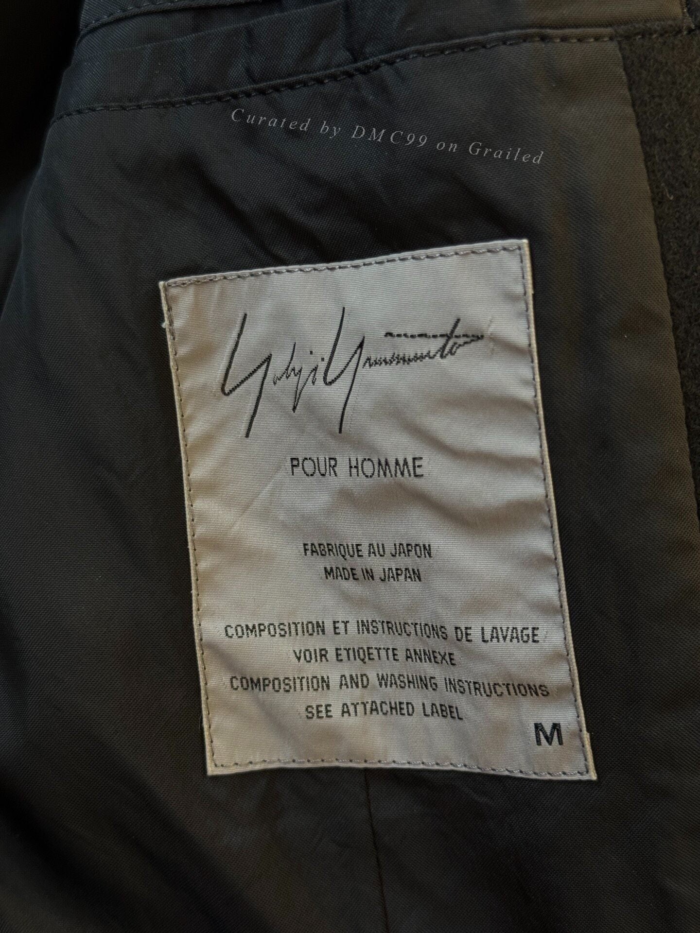Yohji Yamamoto 99AW Iron Buckle Suit
