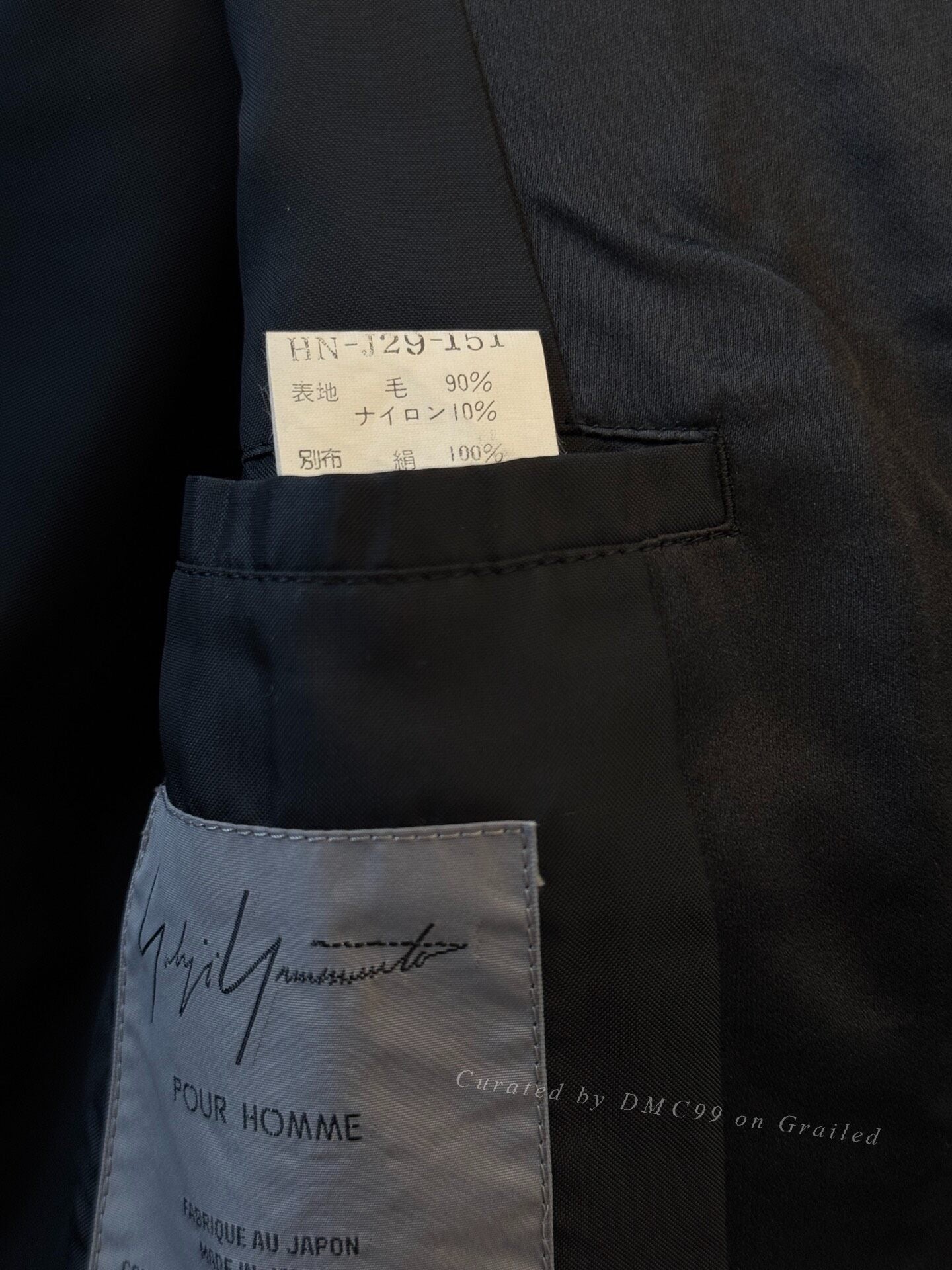Yohji Yamamoto Pour Homme 99AW Coat