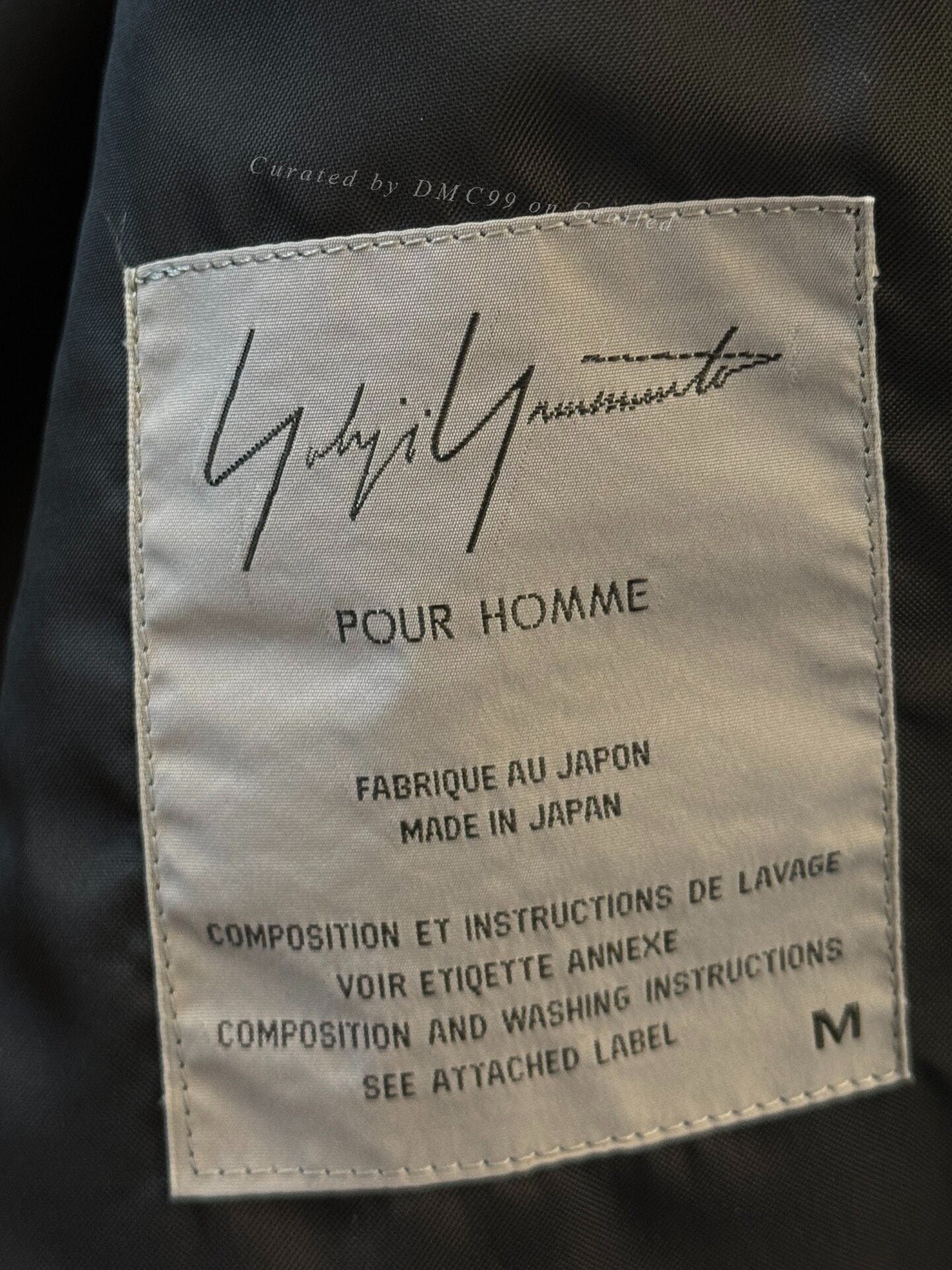 Yohji Yamamoto 99AW Wool Shawl Collar Suit