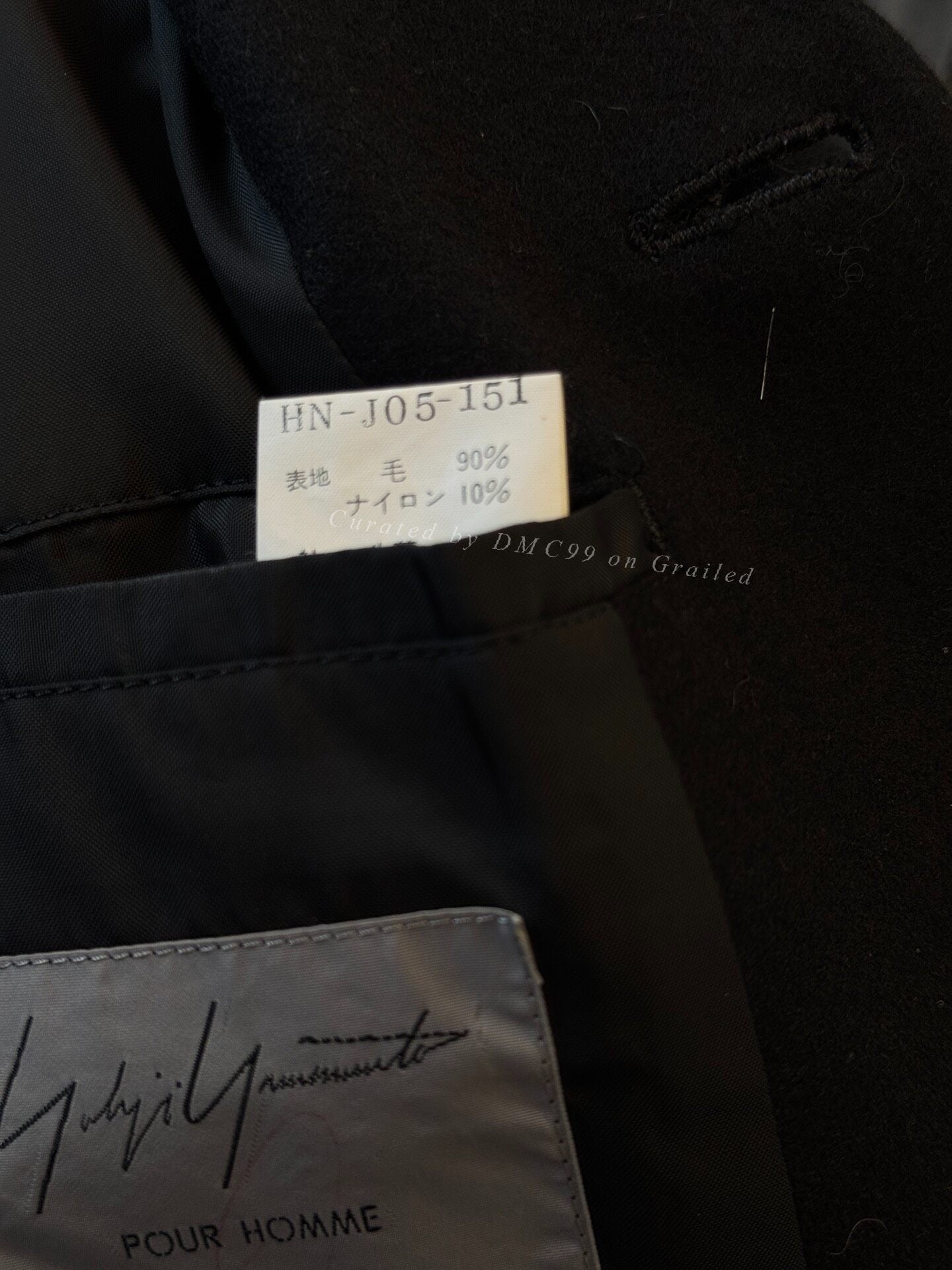 Yohji Yamamoto Pour Homme 99AW Jacket