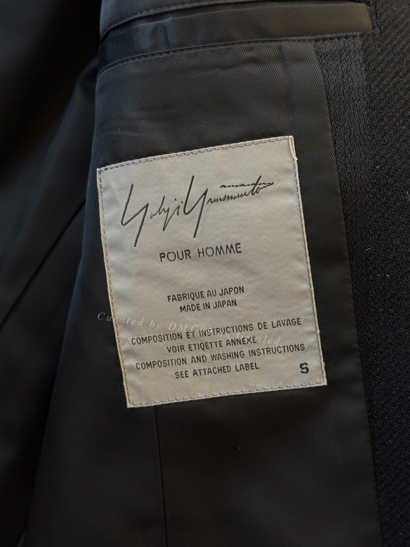 Yohji Yamamoto 99AW Pour Homme