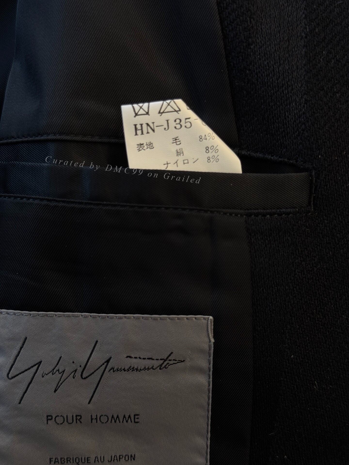 Yohji Yamamoto 99AW Pour Homme