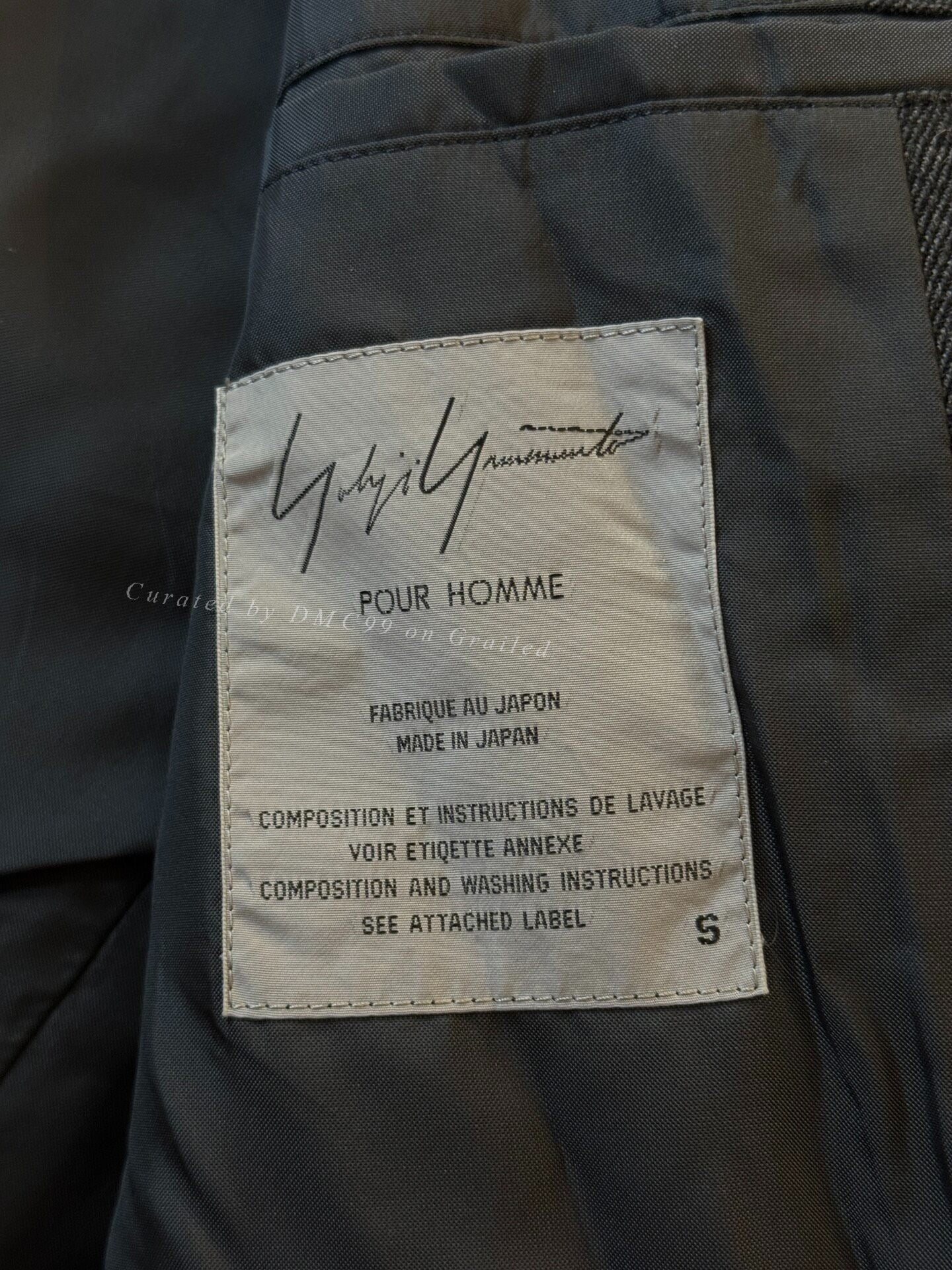 Yohji Yamamoto Pour Homme 99AW
