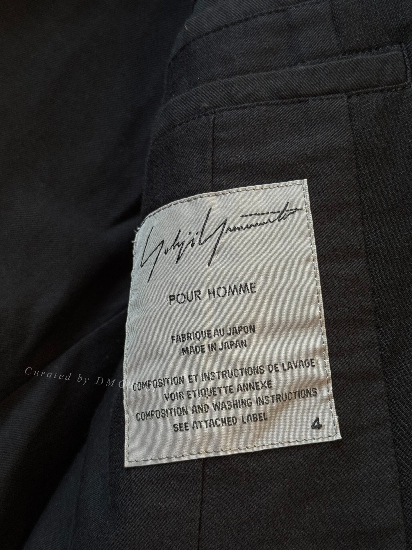 Yohji Yamamoto Pour Homme 10SS Discharge Print Suit