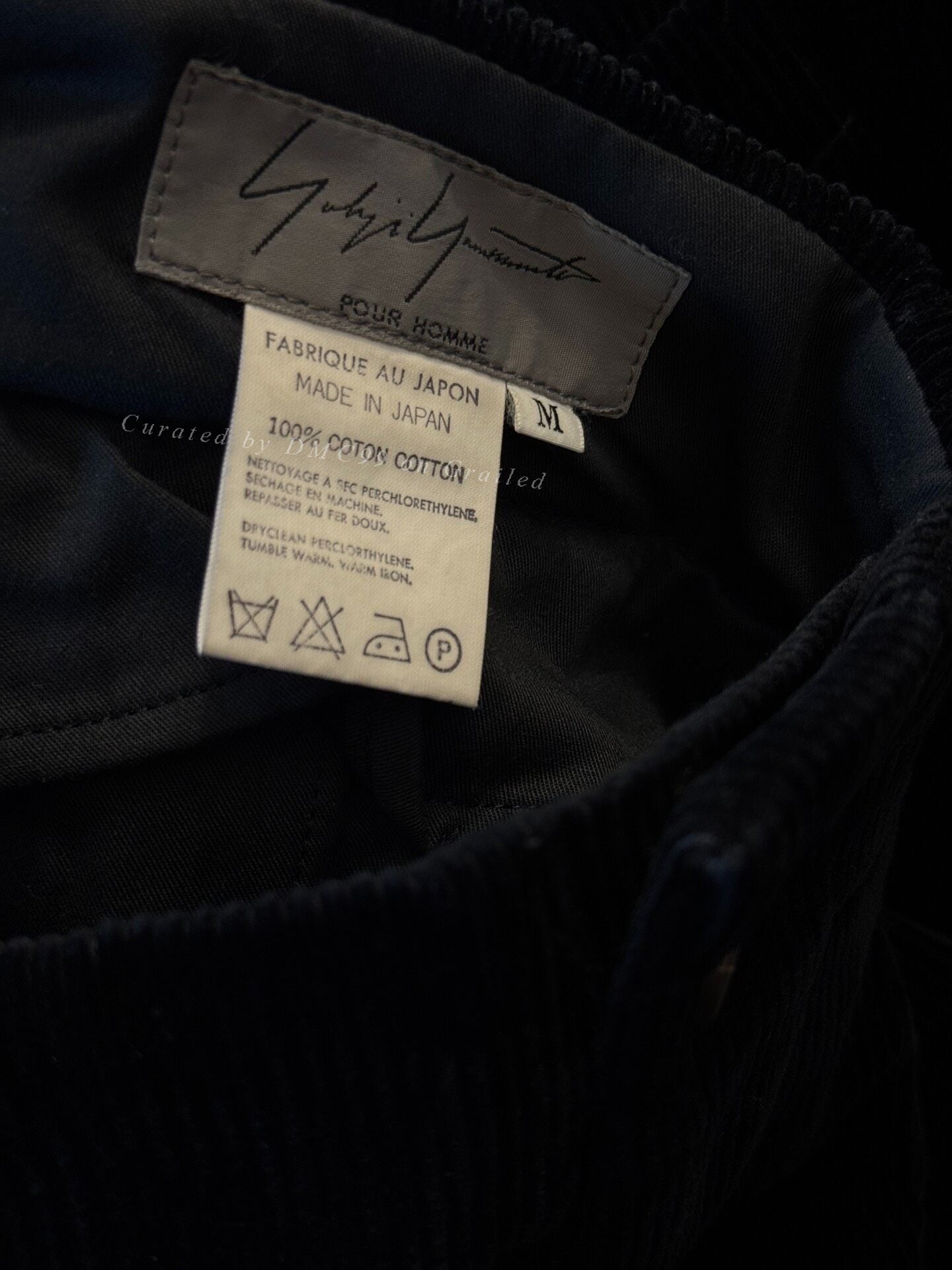 Yohji Yamamoto 96AW Corduroy Suit Set