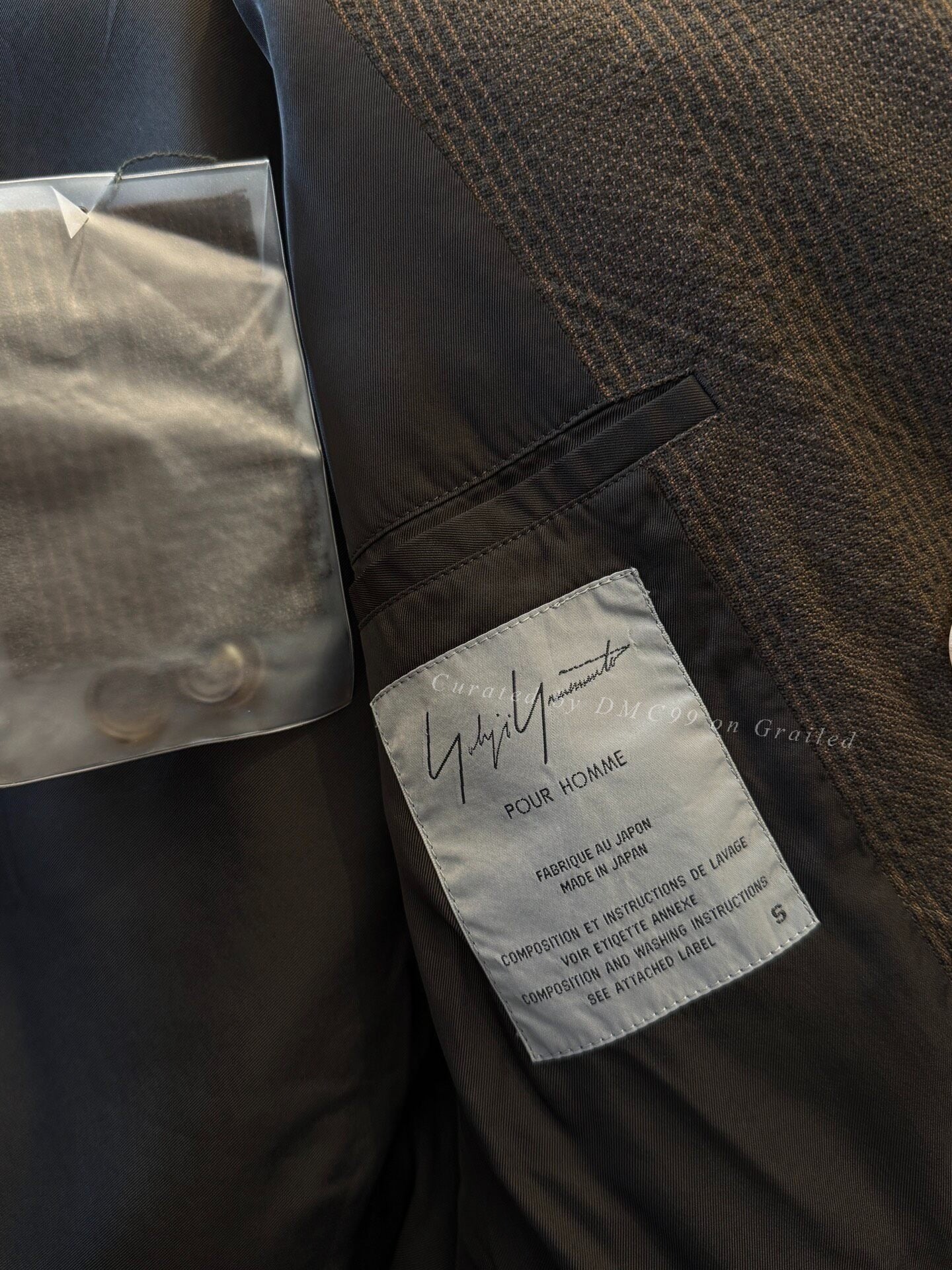 Yohji Yamamoto 96AW Lunar Eclipse Suit