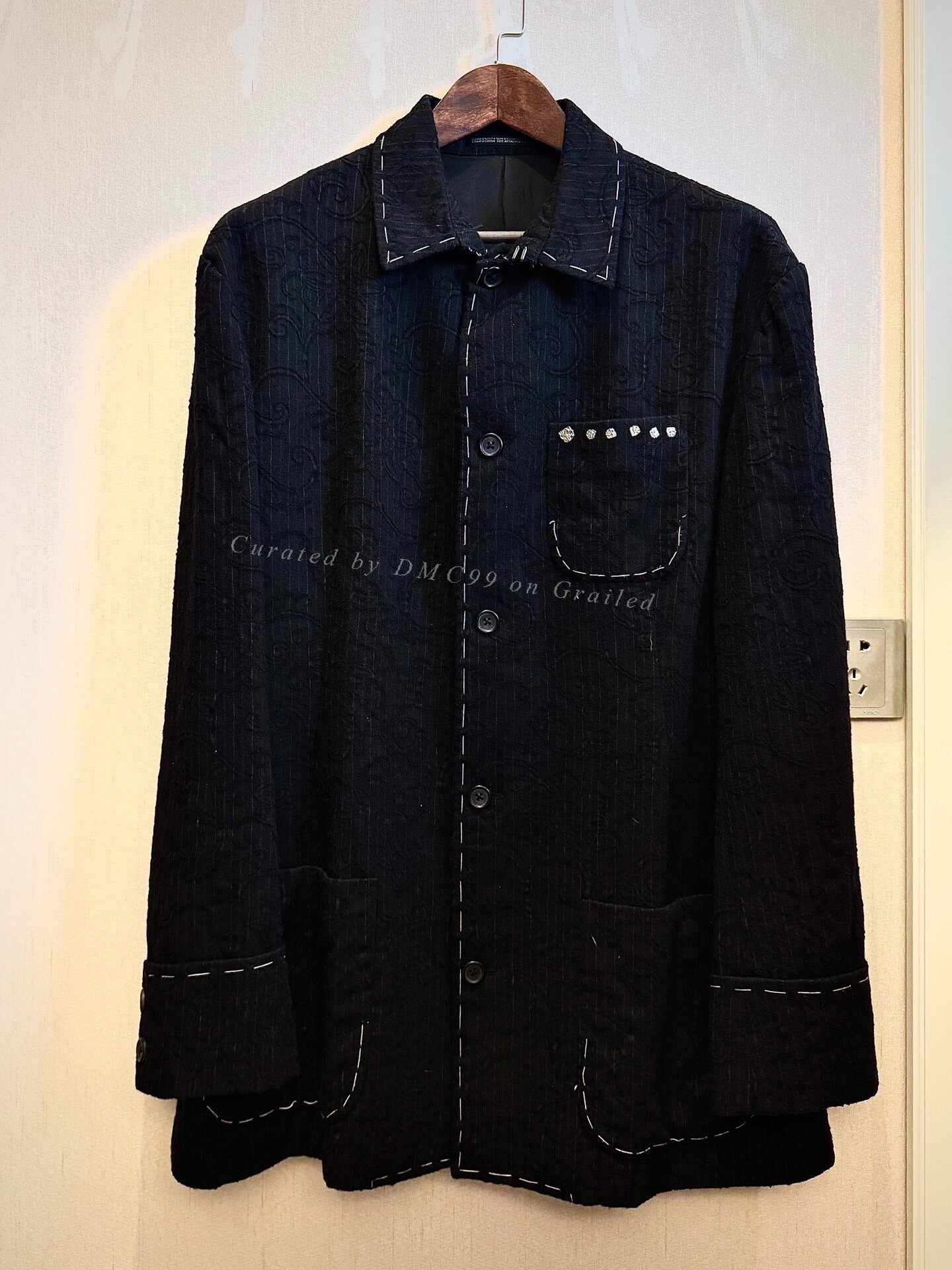 Yohji Yamamoto 98AW Arabesque Stitch Suit