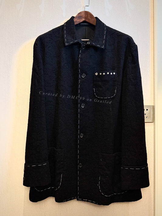 Yohji Yamamoto 98AW Arabesque Stitch Suit