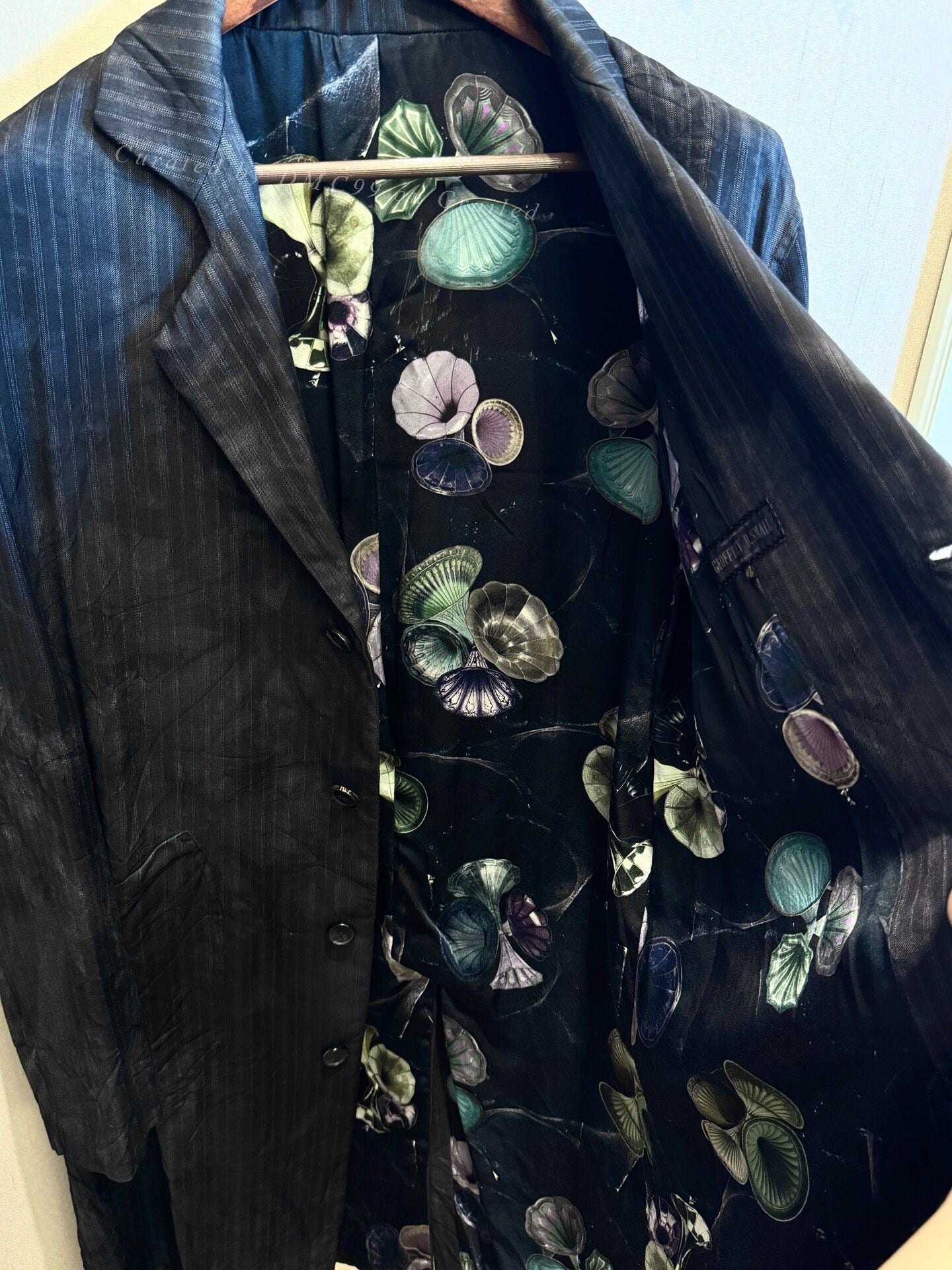 Geoffrey B Small Accidental Dye Phonograph Blazer