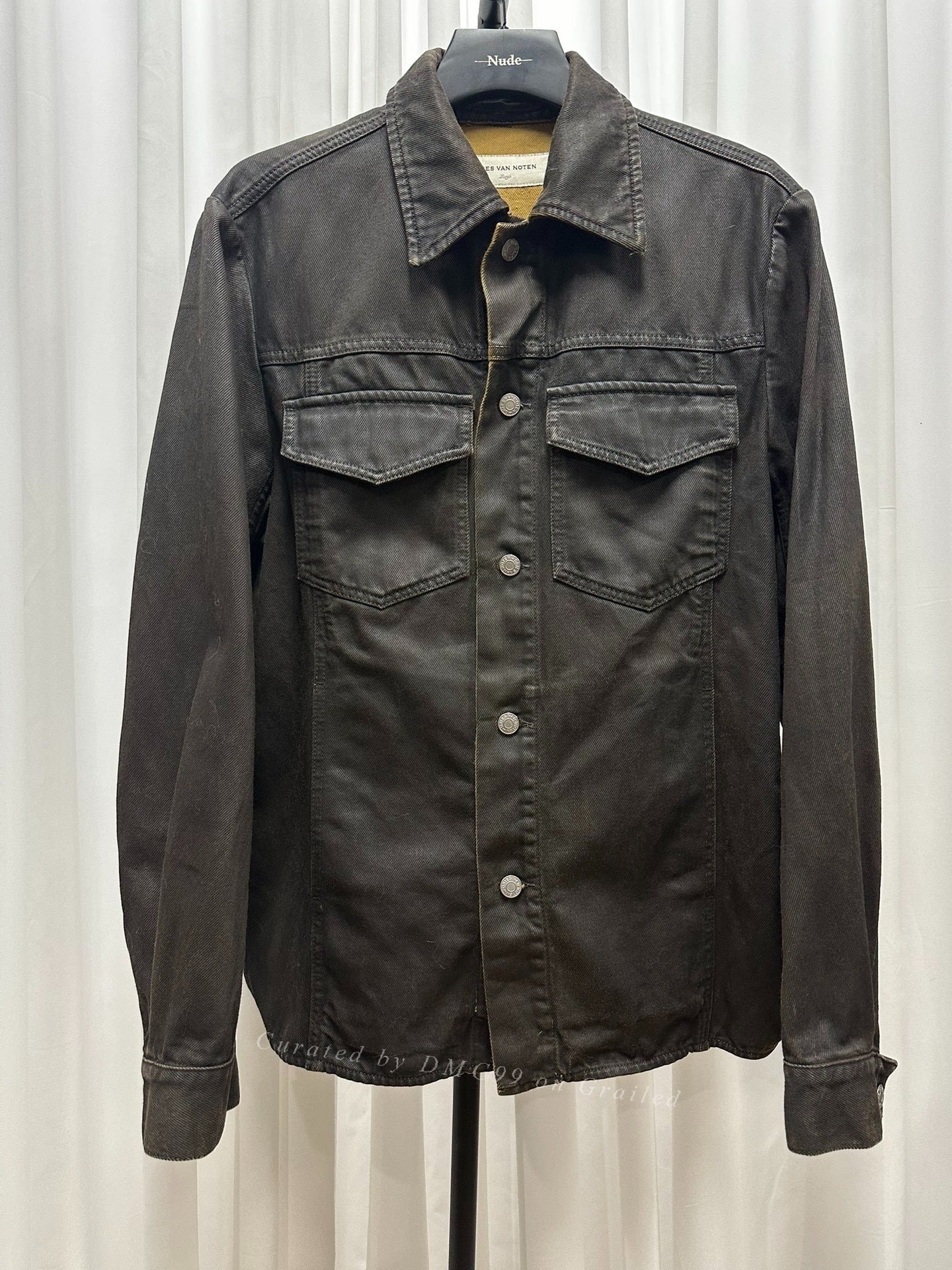 Dries Van Noten Waxed Denim Jacket