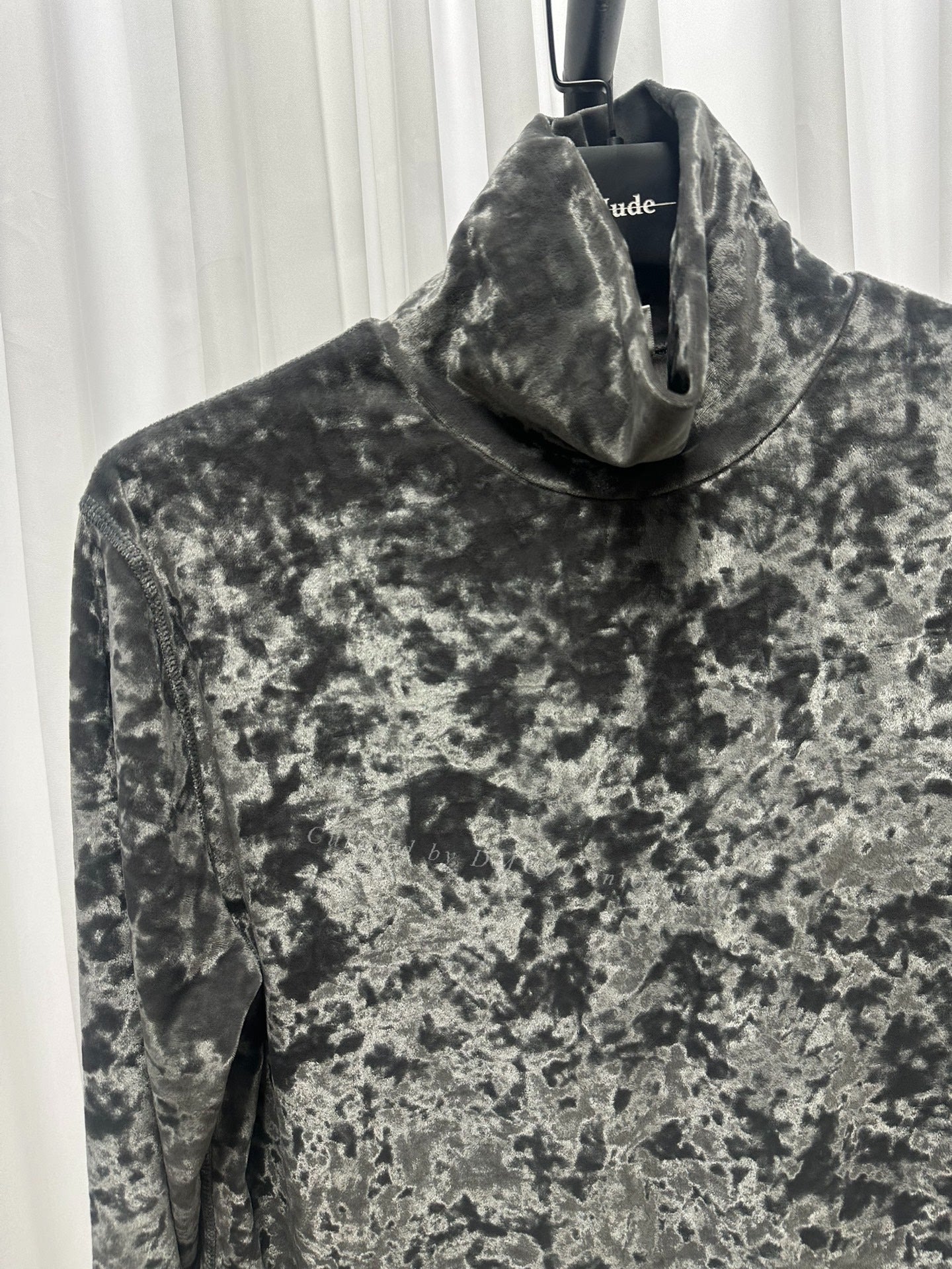 Dries Van Noten Velvet Turtleneck Sweatshirt
