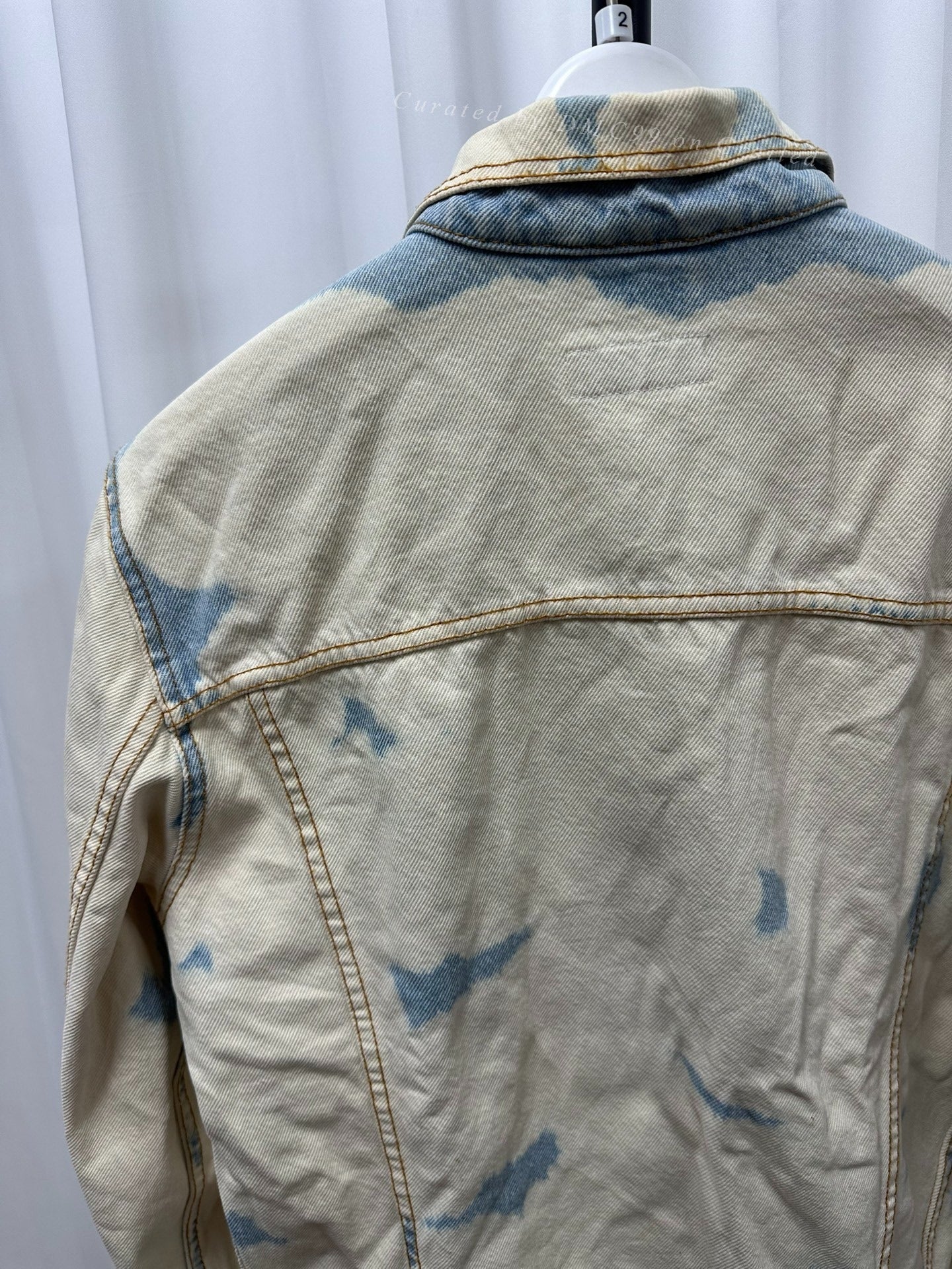 Dries Van Noten White Cloud Denim Jacket