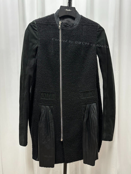 Rick Owens Cashmere Lambskin Long Jacket