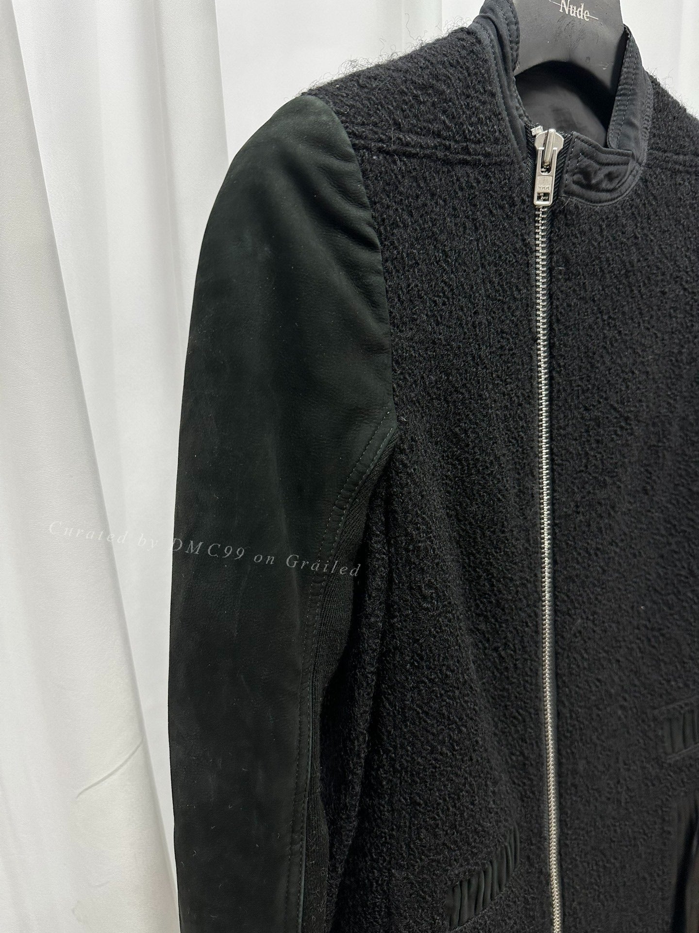 Rick Owens Cashmere Lambskin Long Jacket