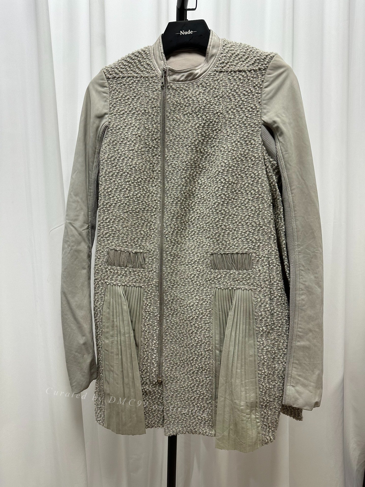 Rick Owens Cashmere Lambskin Long Jacket