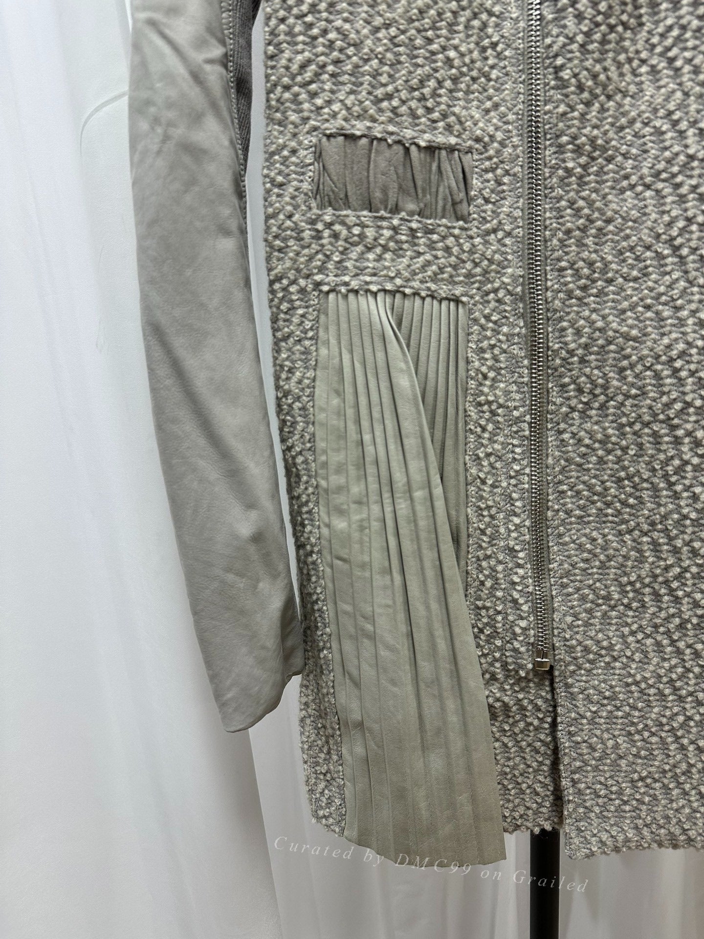 Rick Owens Cashmere Lambskin Long Jacket
