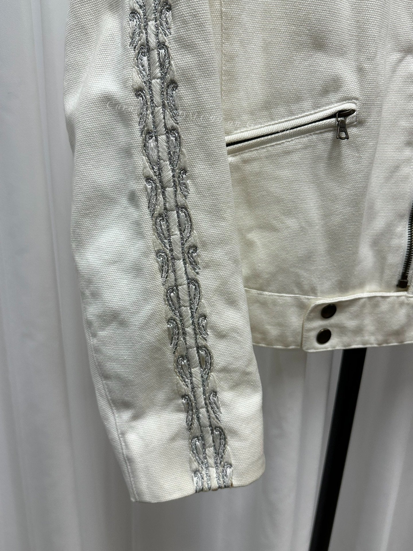 Dries Van Noten 18ss Embroidered Biker Jacket