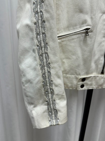 Dries Van Noten 18ss Embroidered Biker Jacket