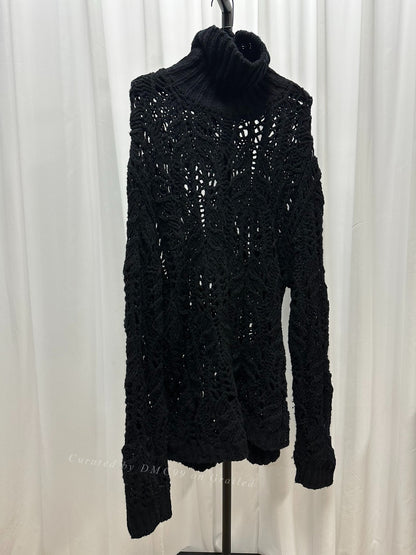 Dries Van Noten Oversized Openwork Wool Sweater