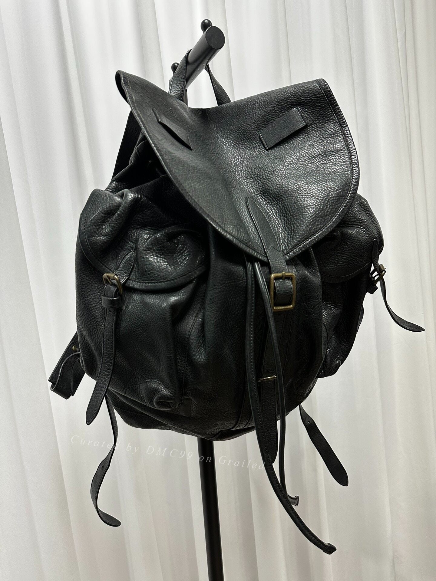 Dries Van Noten AW16 Runway Leather Backpack