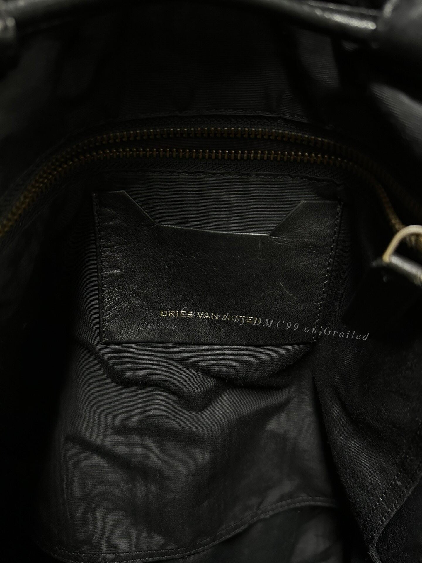Dries Van Noten AW16 Runway Leather Backpack