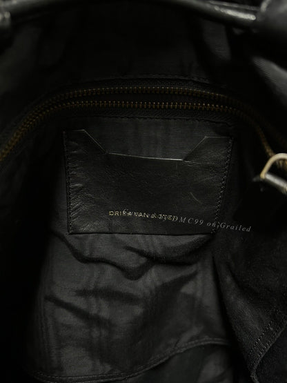 Dries Van Noten AW16 Runway Leather Backpack