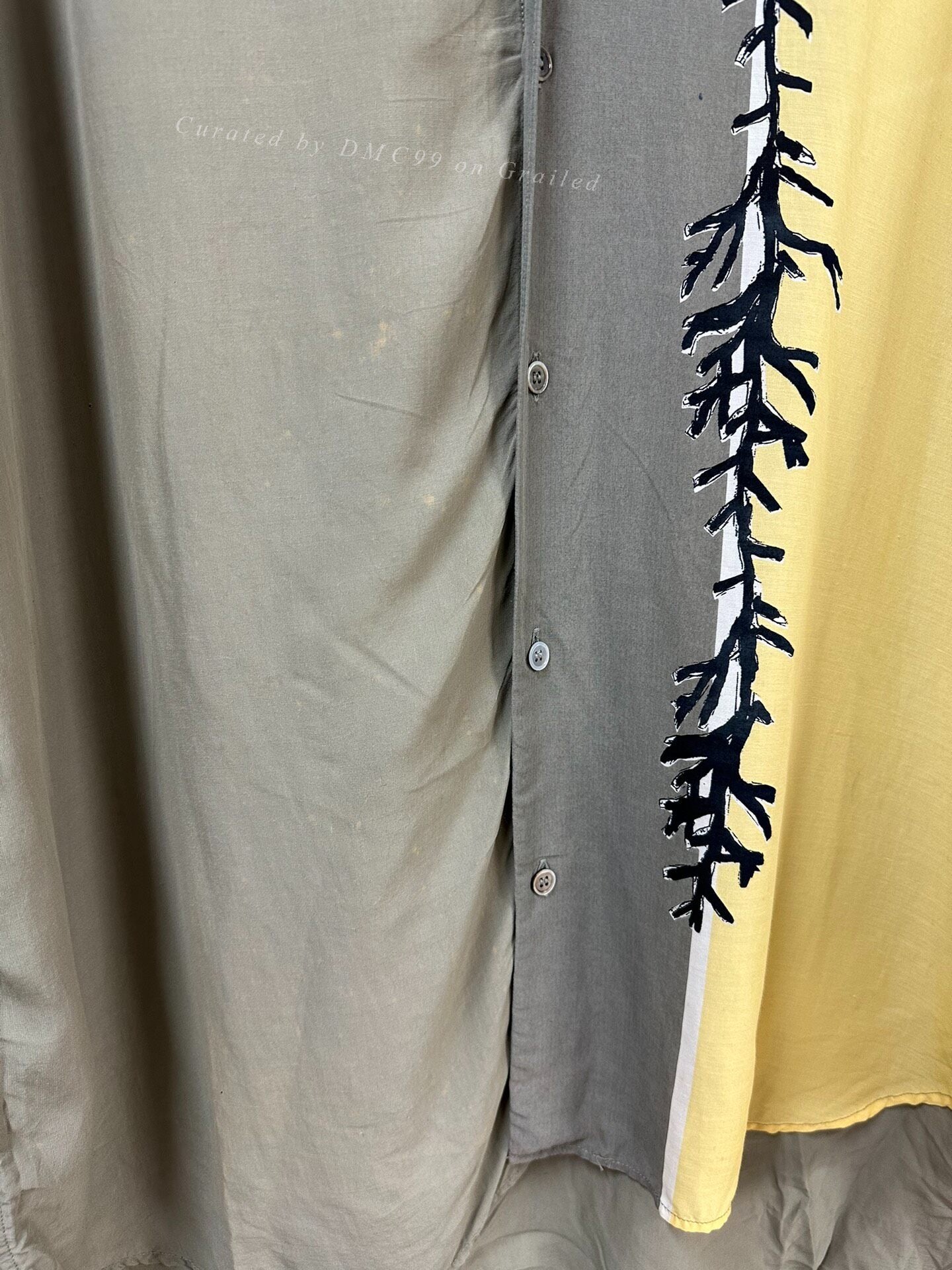 Yohji Yamamoto 90s Sample Floral Shirt