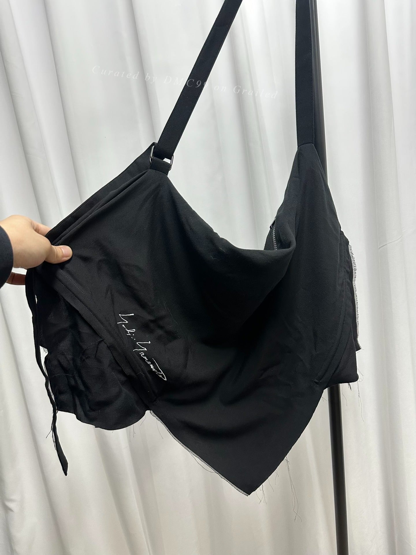 Yohji Yamamoto Discord Rayon Crossbody Bag