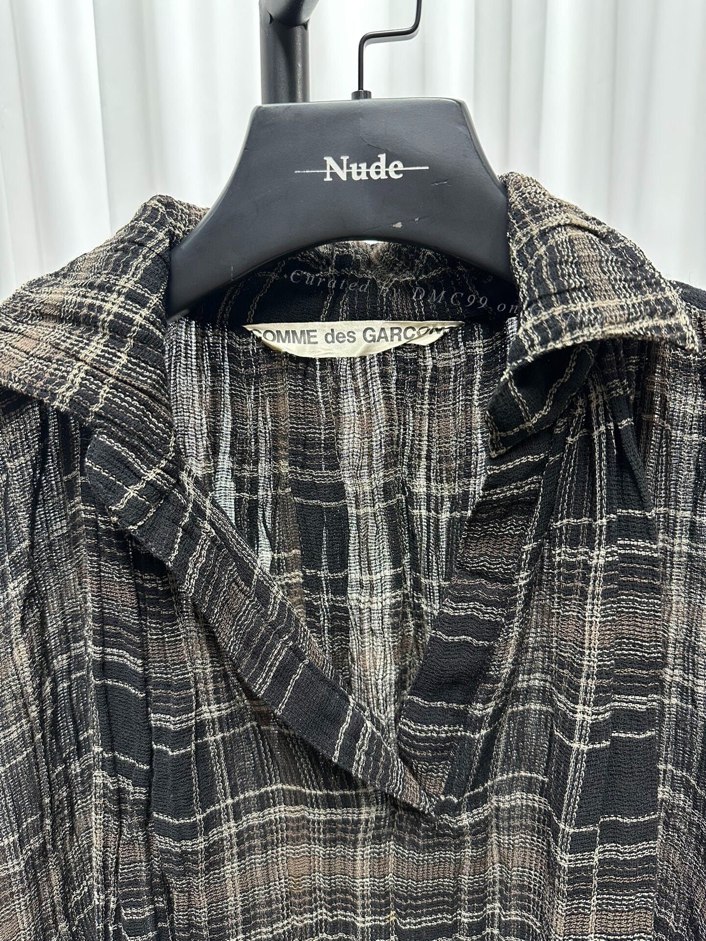 Comme des Garçons 80s Pleated Shirt