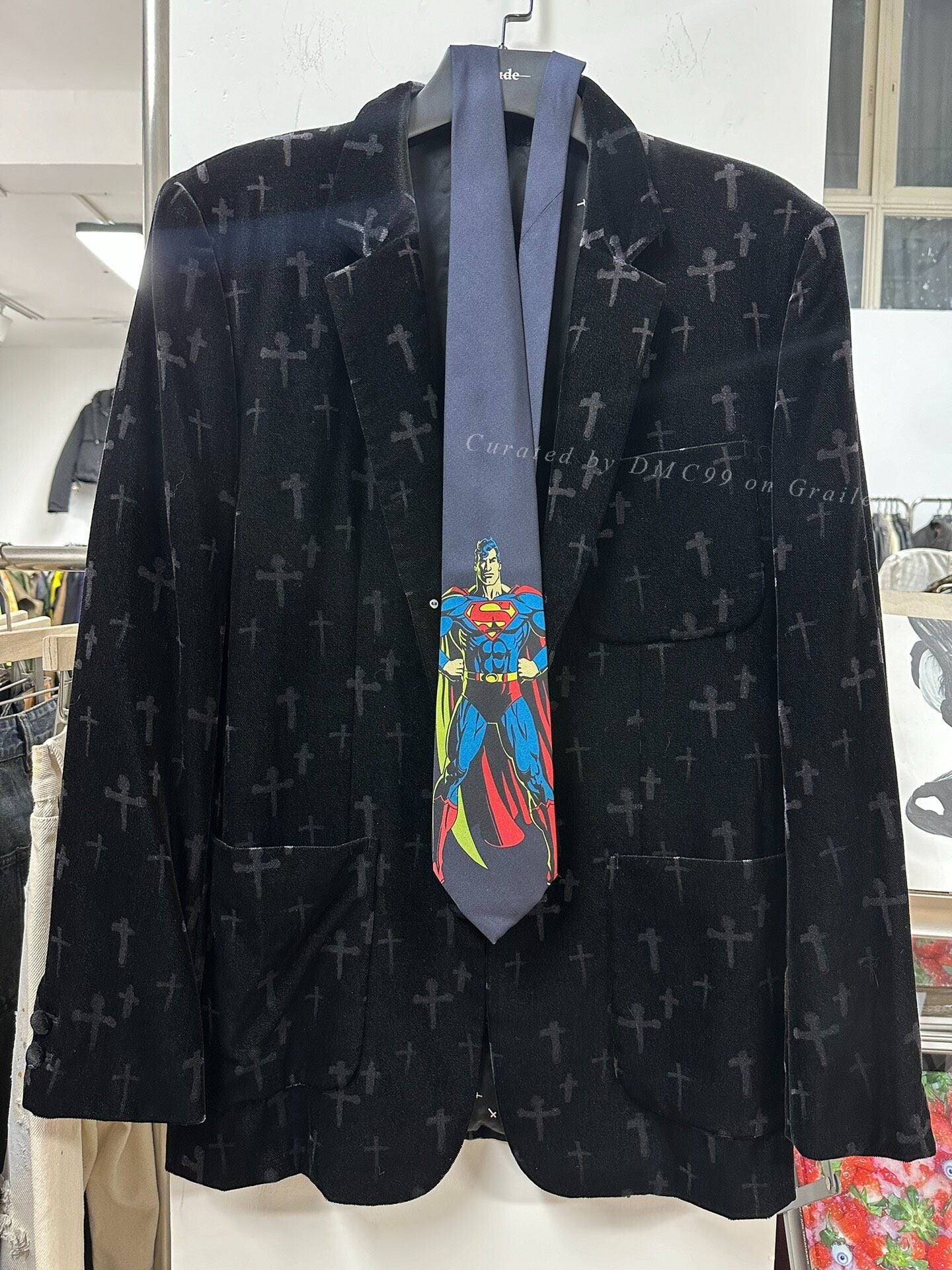 Yohji Yamamoto Y's Superman Tie