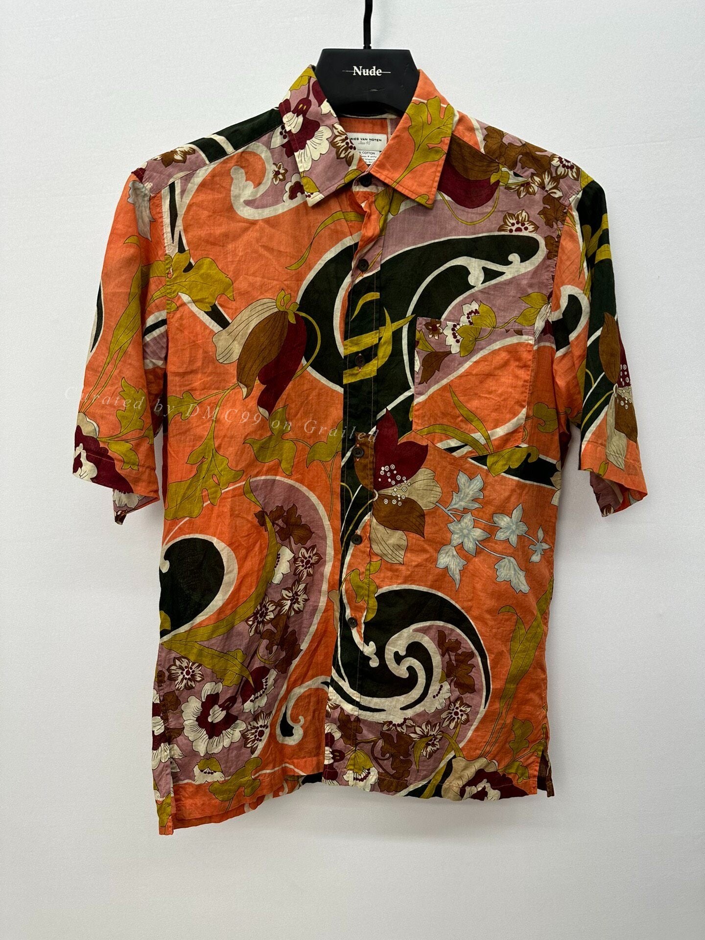 Dries Van Noten Floral Short-Sleeve Shirt