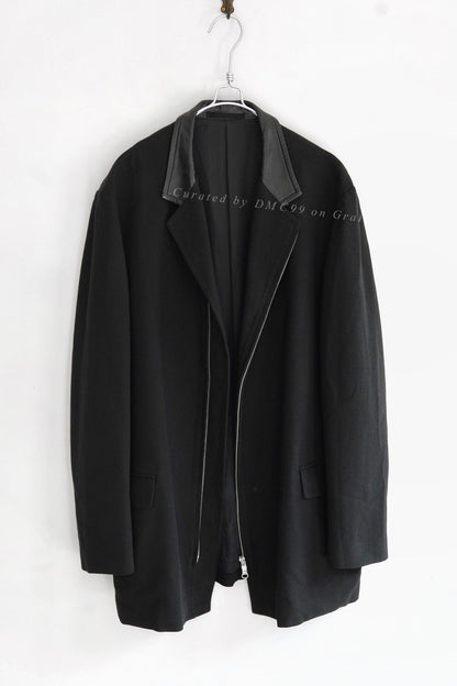 Y's for men Yohji Yamamoto leather collar jacket