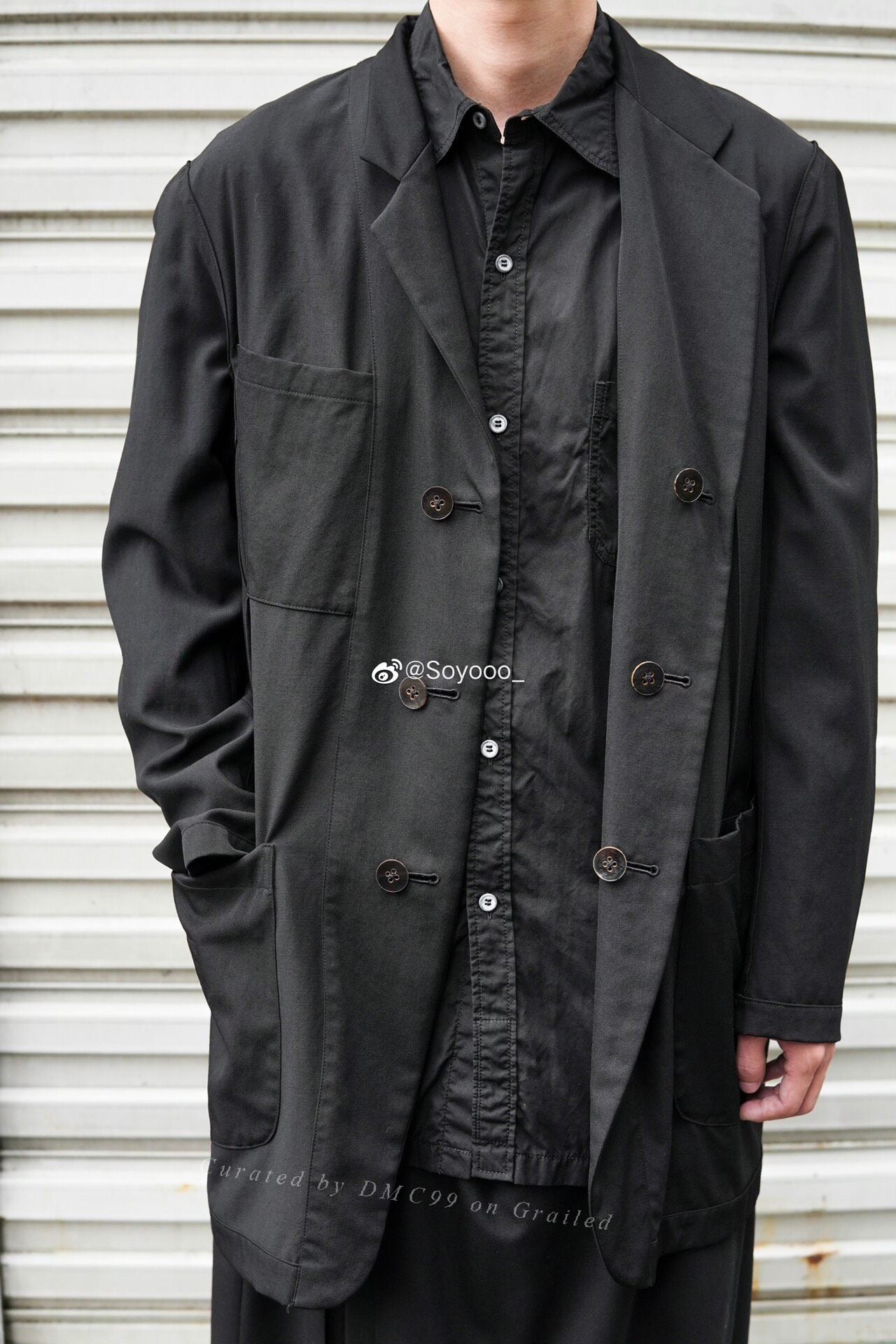 Yohji Yamamoto Pour Homme A/W 2018 Pocket Shirt