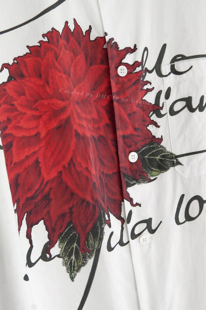 Yohji Yamamoto Pour Homme S/S 2022 Dahlia Shirt