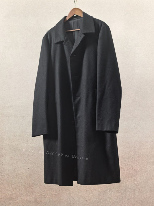 Yohji Yamamoto 02AW Men's Wool Coat Size 4