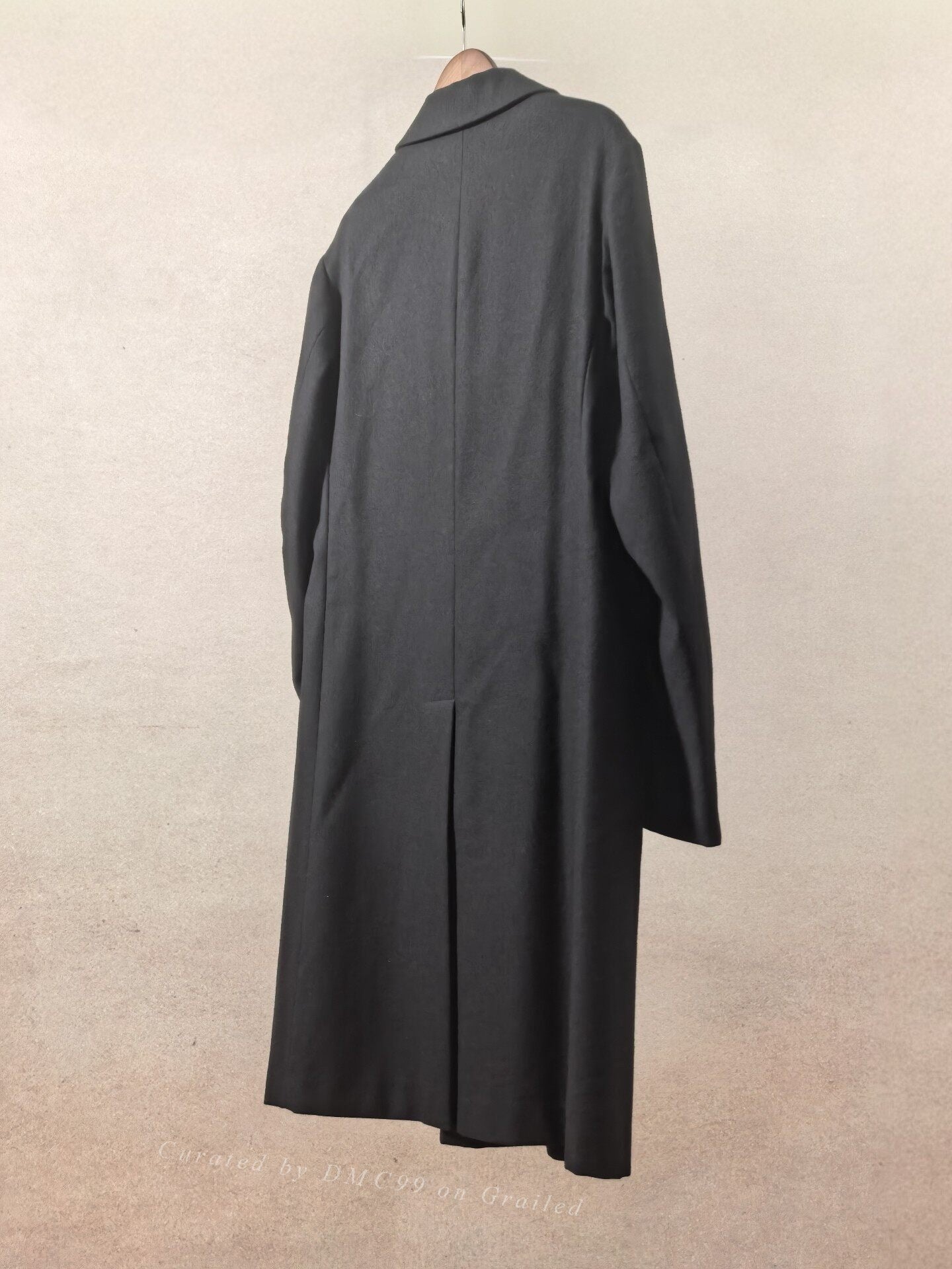 Yohji Yamamoto 02AW Men's Wool Coat Size 4