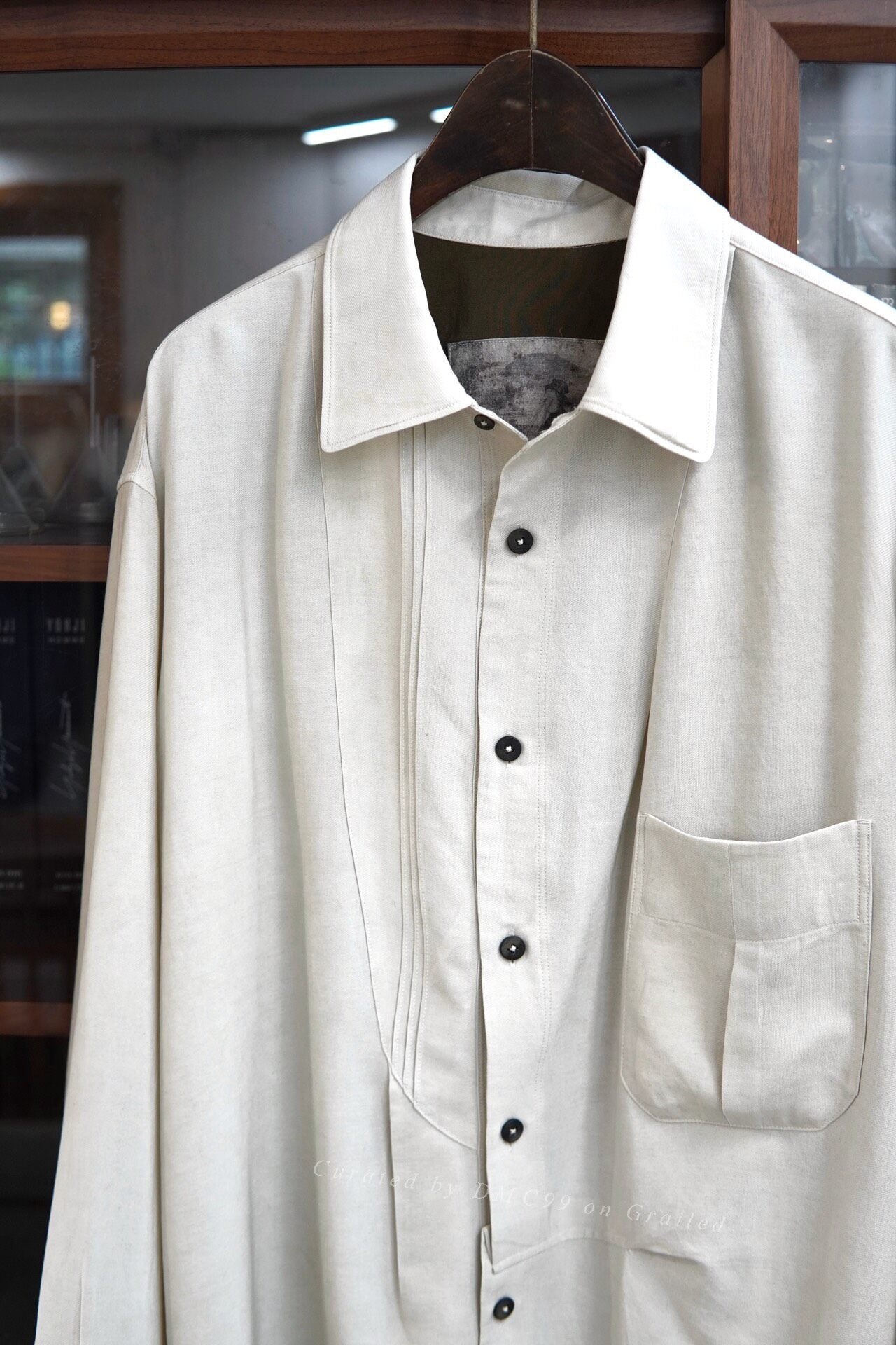 Ziggy Chen 24PF Silk Pleated Shirt
