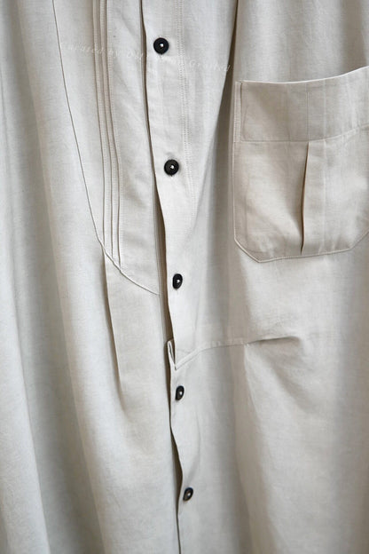 Ziggy Chen 24PF Silk Pleated Shirt