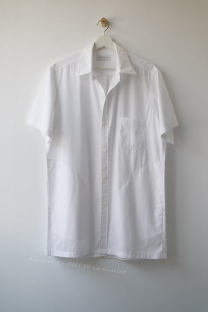 Yohji Yamamoto 22SS Back Button Short-Sleeve Shirt
