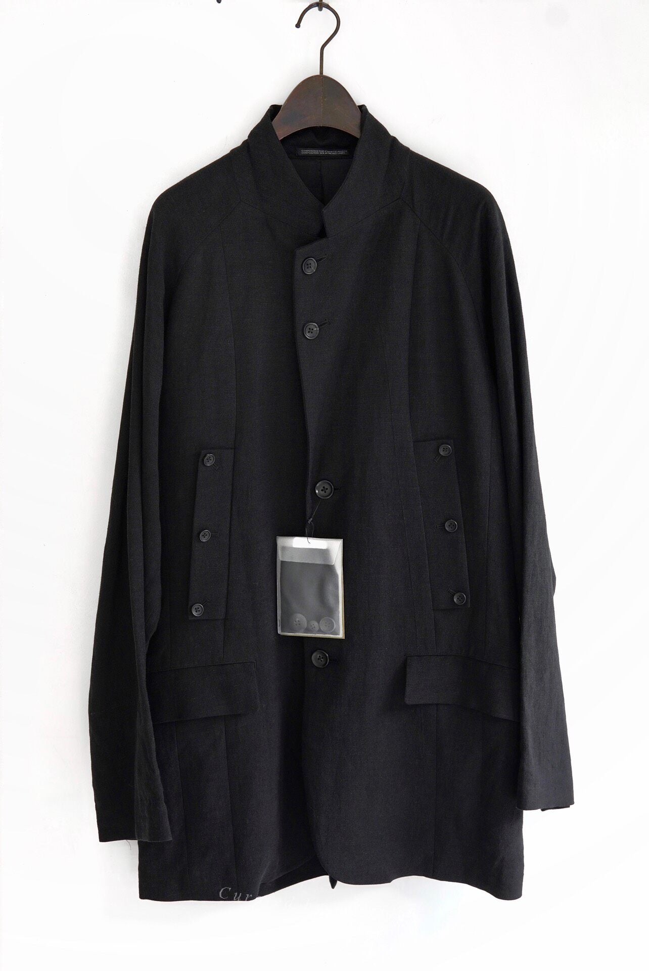 Yohji Yamamoto S/S 2024 Linen Button Jacket