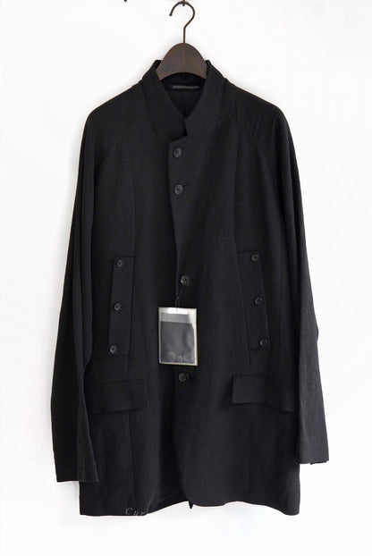 Yohji Yamamoto S/S 2024 Linen Button Jacket