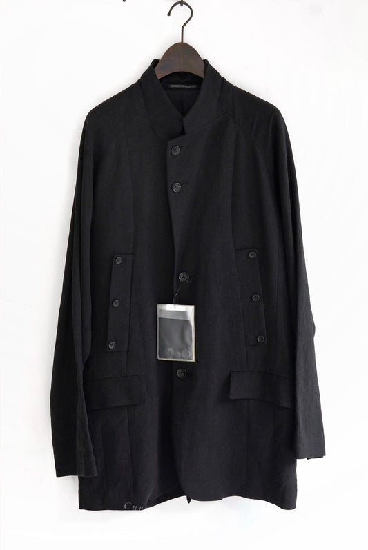 Yohji Yamamoto S/S 2024 Linen Button Jacket