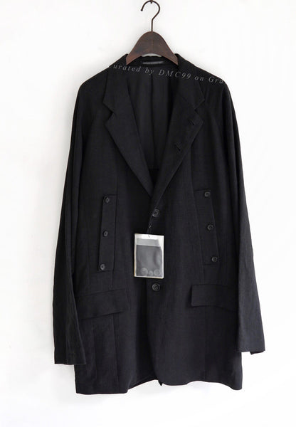 Yohji Yamamoto S/S 2024 Linen Button Jacket