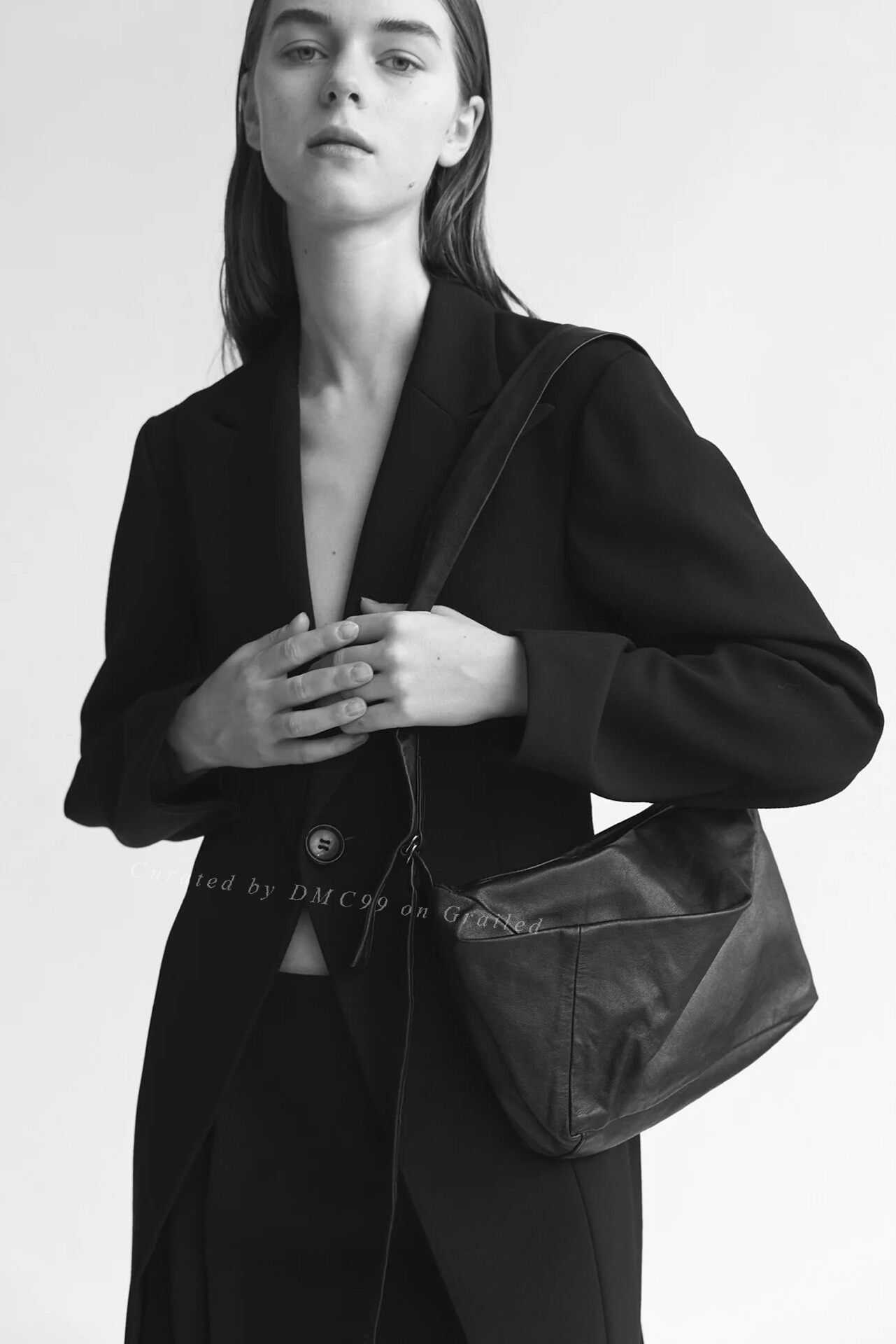 Yohji Yamamoto Discord 2024 Calfskin Crossbody