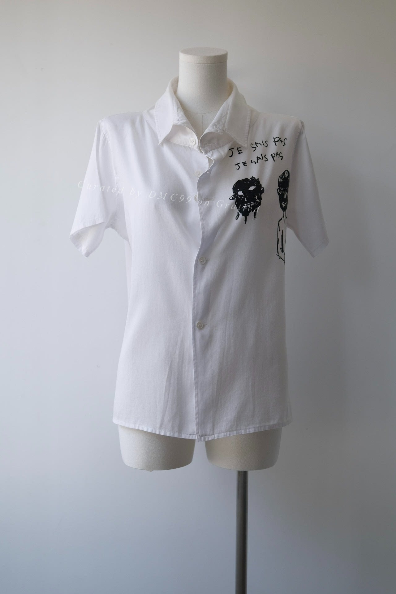Yohji Yamamoto Noir French Graffiti Shirt