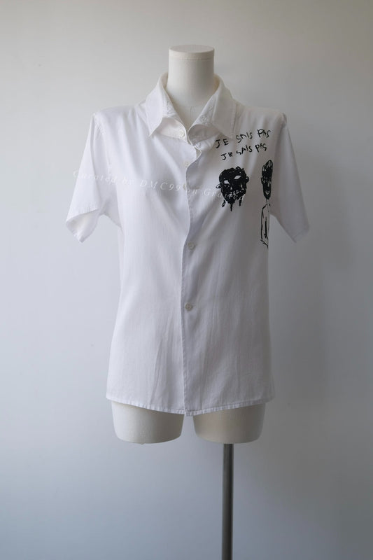 Yohji Yamamoto Noir French Graffiti Shirt