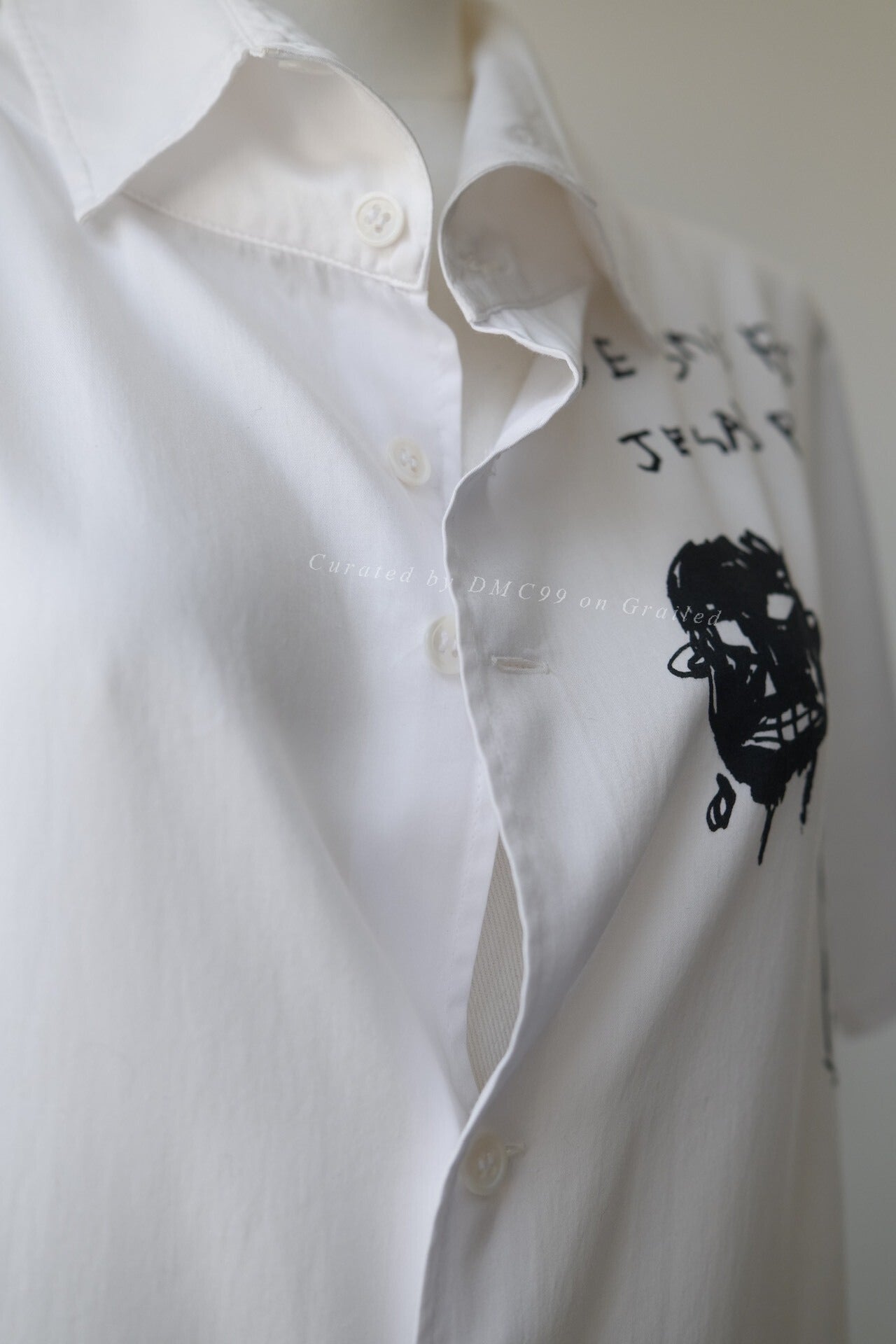Yohji Yamamoto Noir French Graffiti Shirt