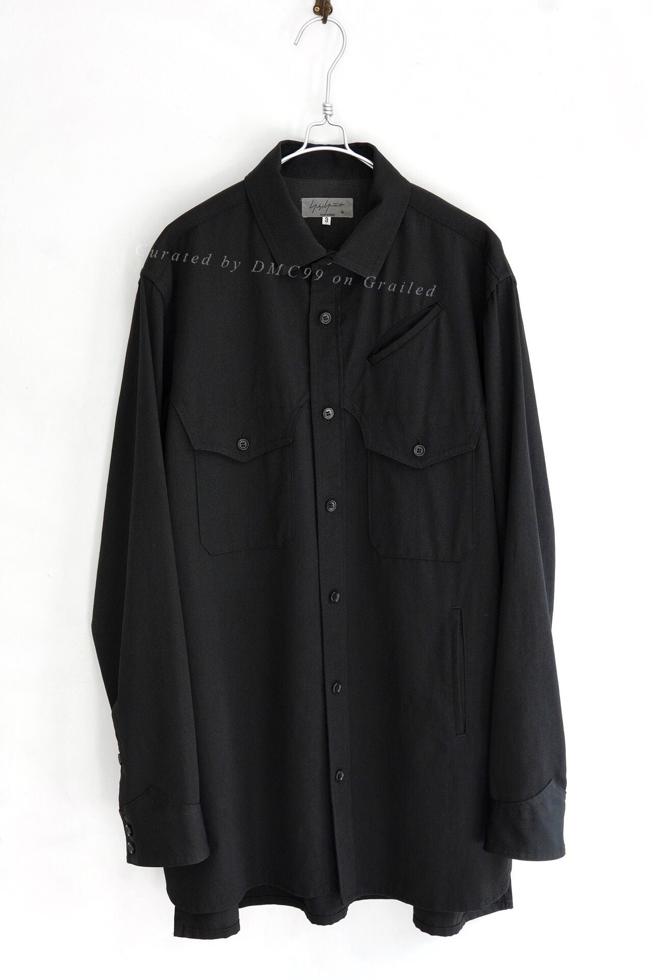 Yohji Yamamoto Pour Homme S/S 2017 Wool Pocket Shirt